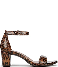 Naturalizer Vera Patent Leopard Print Dress Sandals