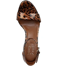 Naturalizer Vera Patent Leopard Print Dress Sandals
