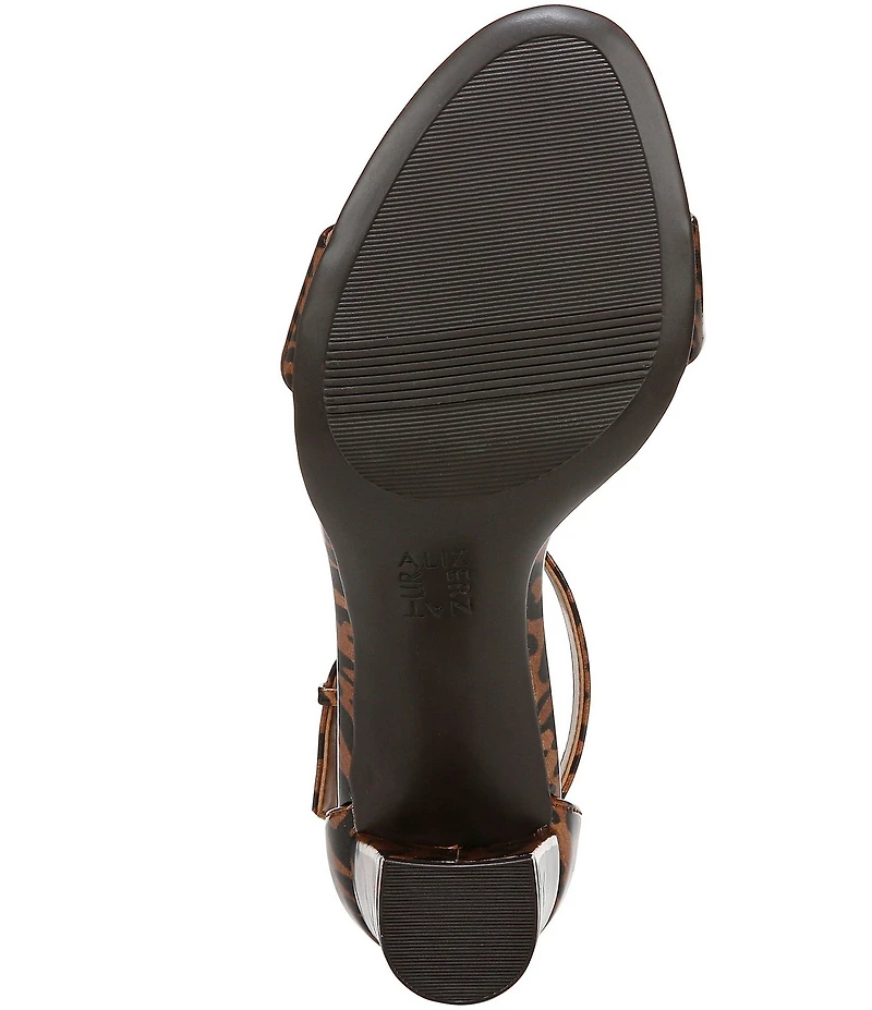 Naturalizer Vera Patent Leopard Print Dress Sandals