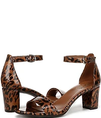 Naturalizer Vera Patent Leopard Print Dress Sandals