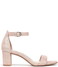 Naturalizer Vera Pattern Print Metallic Leather Dress Sandals