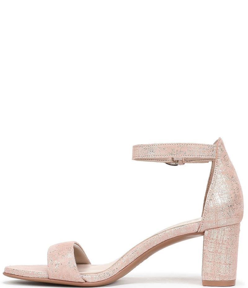 Naturalizer Vera Pattern Print Metallic Leather Dress Sandals