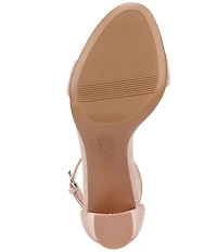 Naturalizer Vera Pattern Print Metallic Leather Dress Sandals