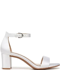 Naturalizer Vera Satin Ankle Strap Dress Sandals