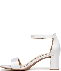 Naturalizer Vera Satin Ankle Strap Dress Sandals