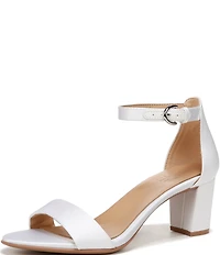 Naturalizer Vera Satin Ankle Strap Dress Sandals
