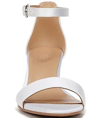 Naturalizer Vera Satin Ankle Strap Dress Sandals