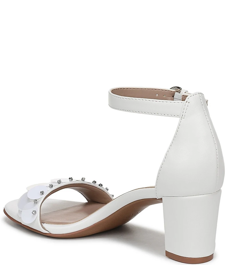 Naturalizer Vera Sequin Ankle Wrap Dress Sandals