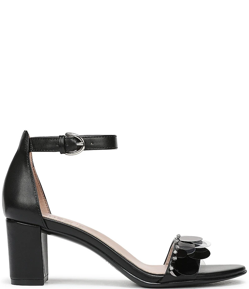 Naturalizer Vera Sequin Ankle Wrap Dress Sandals