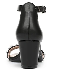 Naturalizer Vera Sequin Ankle Wrap Dress Sandals