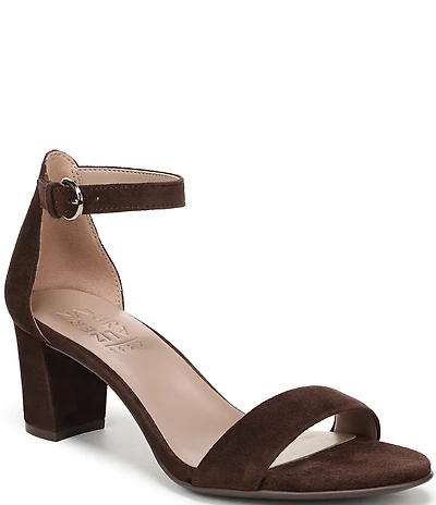 Naturalizer Vera Suede Ankle Wrap Dress Sandals