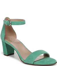 Naturalizer Vera Suede Ankle Wrap Dress Sandals