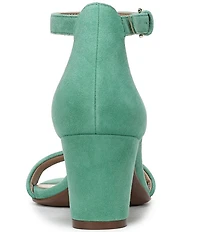 Naturalizer Vera Suede Ankle Wrap Dress Sandals