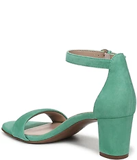 Naturalizer Vera Suede Ankle Wrap Dress Sandals