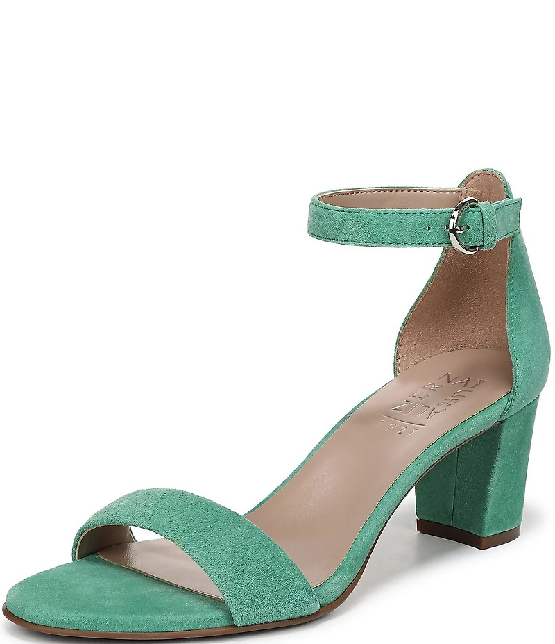 Naturalizer Vera Suede Ankle Wrap Dress Sandals