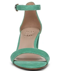 Naturalizer Vera Suede Ankle Wrap Dress Sandals