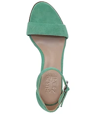 Naturalizer Vera Suede Ankle Wrap Dress Sandals