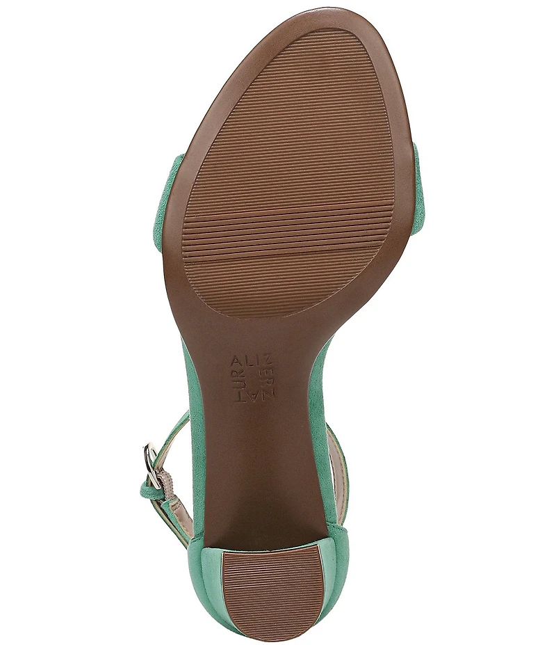 Naturalizer Vera Suede Ankle Wrap Dress Sandals