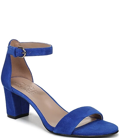 Naturalizer Vera Suede Ankle Wrap Dress Sandals