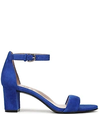 Naturalizer Vera Suede Ankle Wrap Dress Sandals