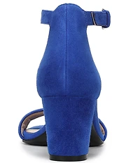 Naturalizer Vera Suede Ankle Wrap Dress Sandals