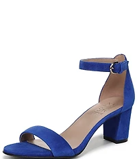 Naturalizer Vera Suede Ankle Wrap Dress Sandals