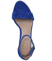 Naturalizer Vera Suede Ankle Wrap Dress Sandals