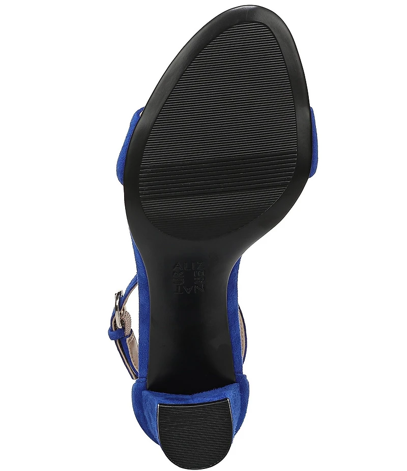 Naturalizer Vera Suede Ankle Wrap Dress Sandals