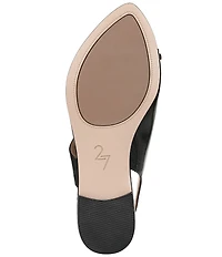Naturalizer Via Leather Hardware Toe Thong Sandals