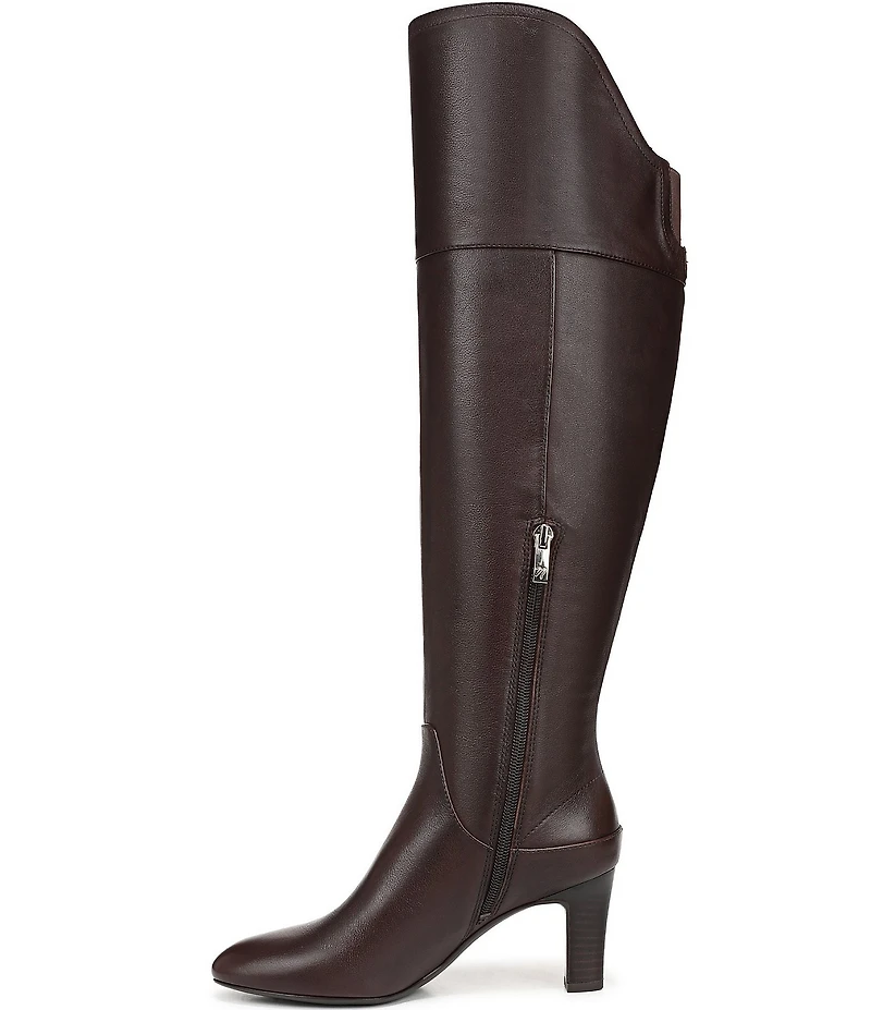 Naturalizer Yuko Leather Tall Dress Boots