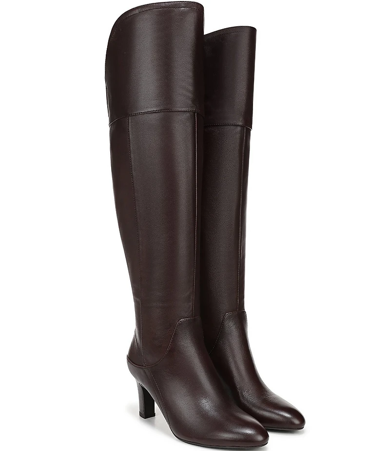 Naturalizer Yuko Leather Tall Dress Boots