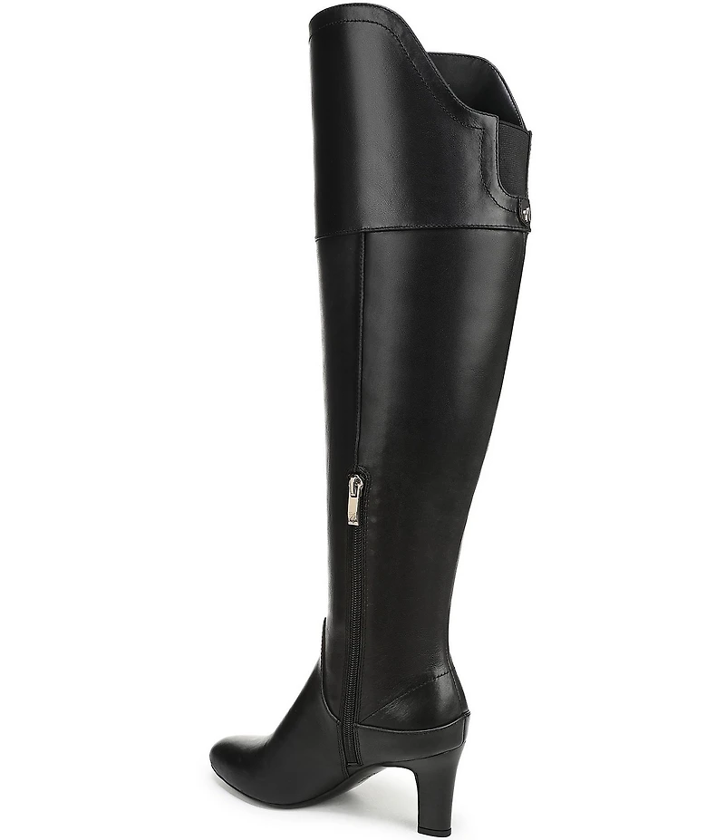 Naturalizer Yuko Leather Tall Dress Boots