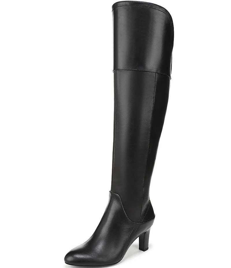 Naturalizer Yuko Leather Tall Dress Boots