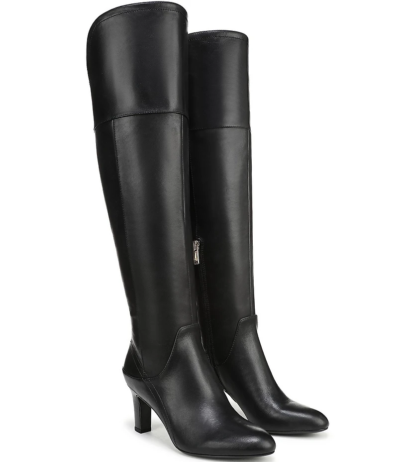 Naturalizer Yuko Leather Tall Dress Boots