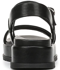 Naturalizer Zayda Leather Strappy Platform Sandals
