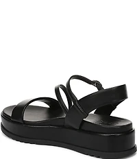 Naturalizer Zayda Leather Strappy Platform Sandals