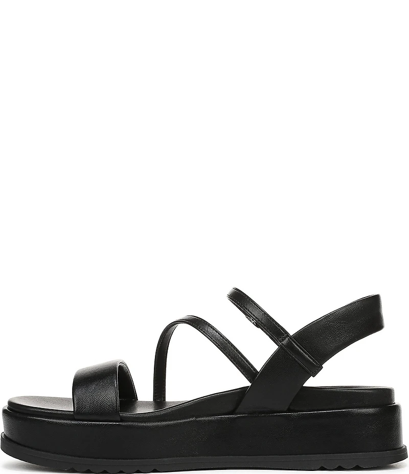 Naturalizer Zayda Leather Strappy Platform Sandals