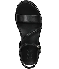 Naturalizer Zayda Leather Strappy Platform Sandals
