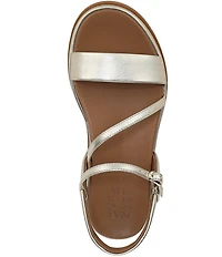 Naturalizer Zayda Leather Strappy Platform Sandals