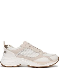 Naturalizer Zoie Mesh and Leather Lace Up Sneakers