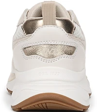Naturalizer Zoie Mesh and Leather Lace Up Sneakers