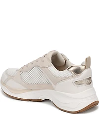 Naturalizer Zoie Mesh and Leather Lace Up Sneakers