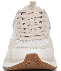 Naturalizer Zoie Mesh and Leather Lace Up Sneakers