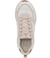 Naturalizer Zoie Mesh and Leather Lace Up Sneakers