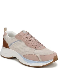 Naturalizer Zoie Mesh and Suede Lace Up Sneakers