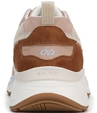 Naturalizer Zoie Mesh and Suede Lace Up Sneakers