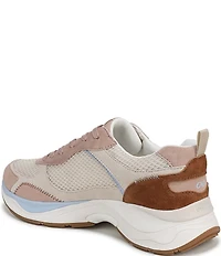 Naturalizer Zoie Mesh and Suede Lace Up Sneakers