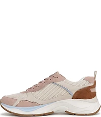 Naturalizer Zoie Mesh and Suede Lace Up Sneakers