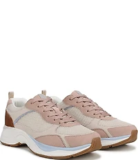 Naturalizer Zoie Mesh and Suede Lace Up Sneakers