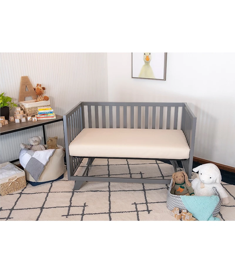 Naturepedic Organic Breathable Lightweight 2-Stage Baby Crib & Toddler Mattress